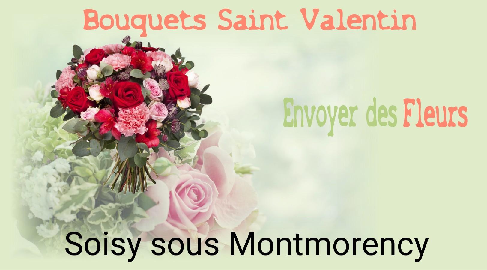 Roses de Saint-Valentin livrées à Soisy-sous-Montmorency